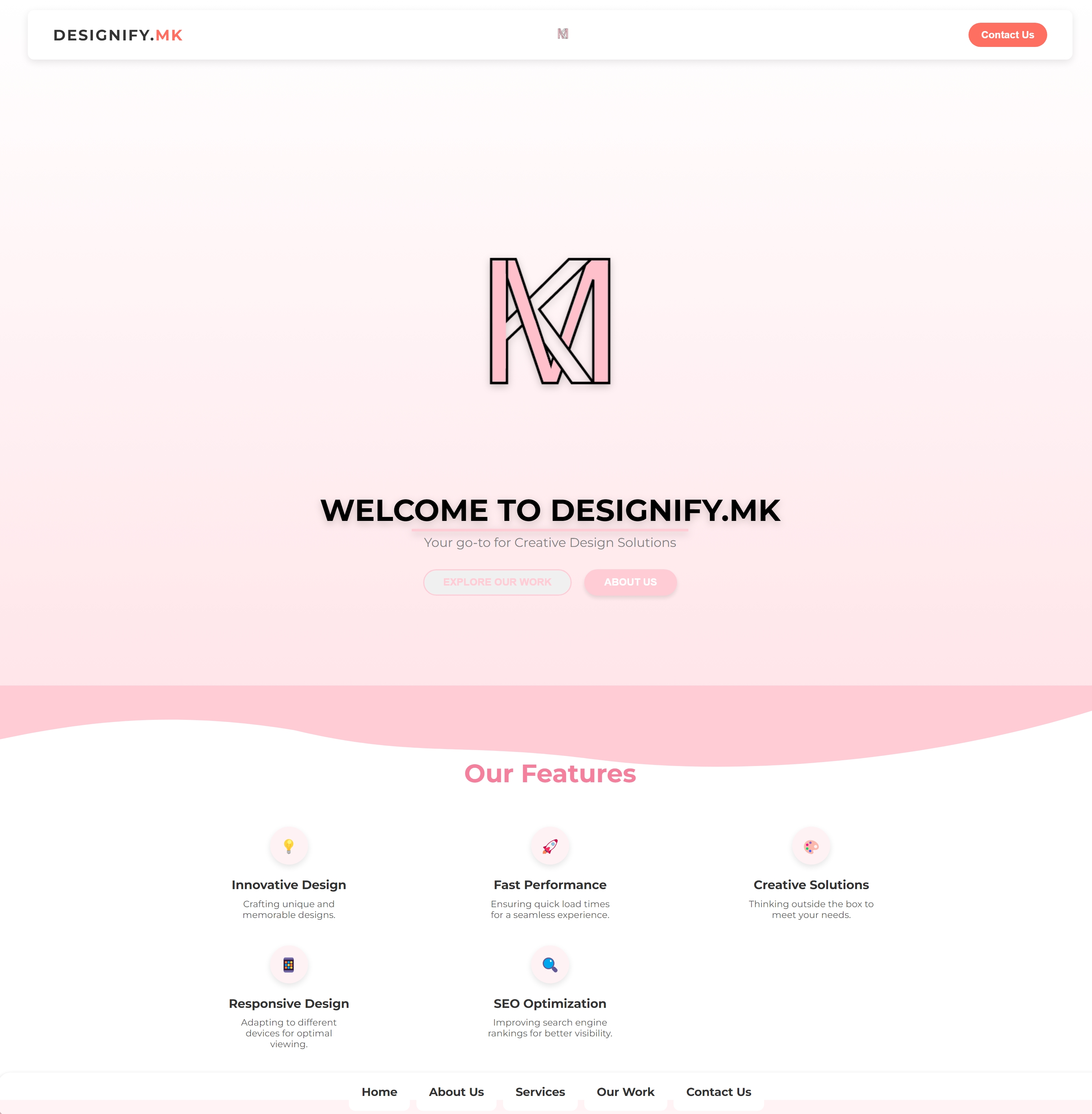 Designify Website Screenshot